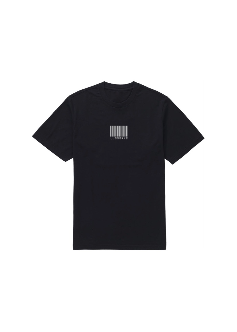 LUSSONYC BARCODE TSHIRT (NERO)