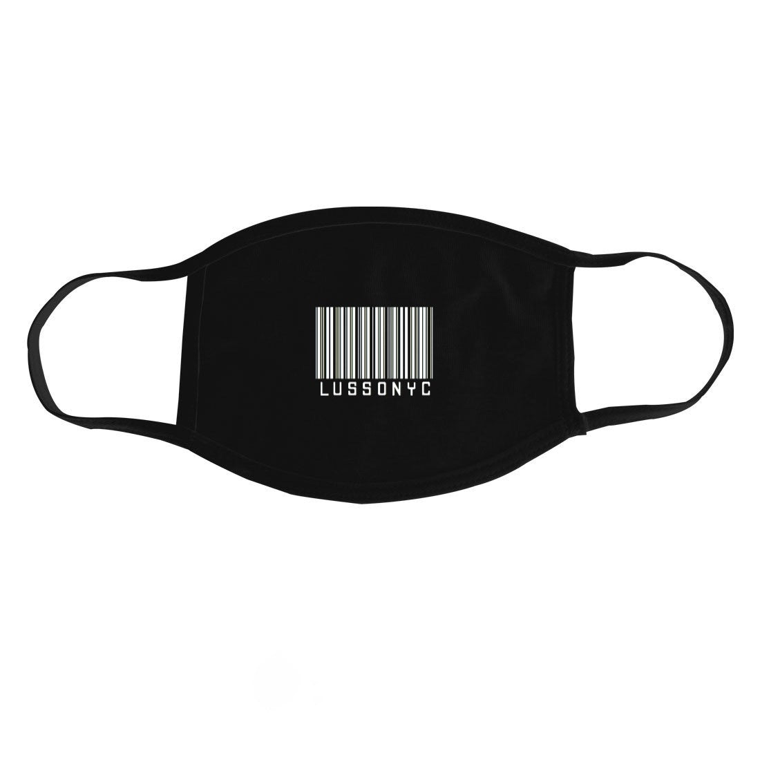 LUSSONYC BARCODE FACE MASK (NERO)